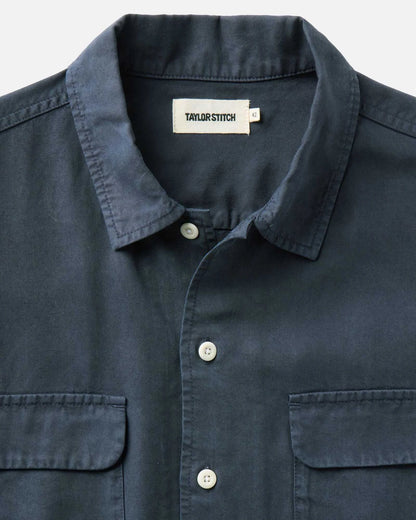 The Shore Shirt in Navy Lyocell