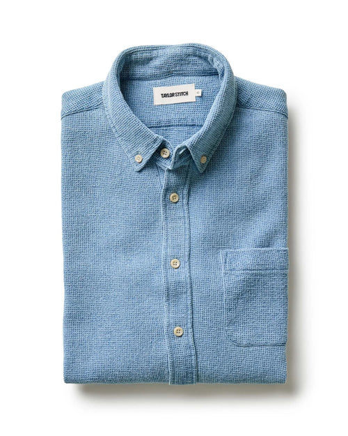 The Jack in Washed Indigo Waffle