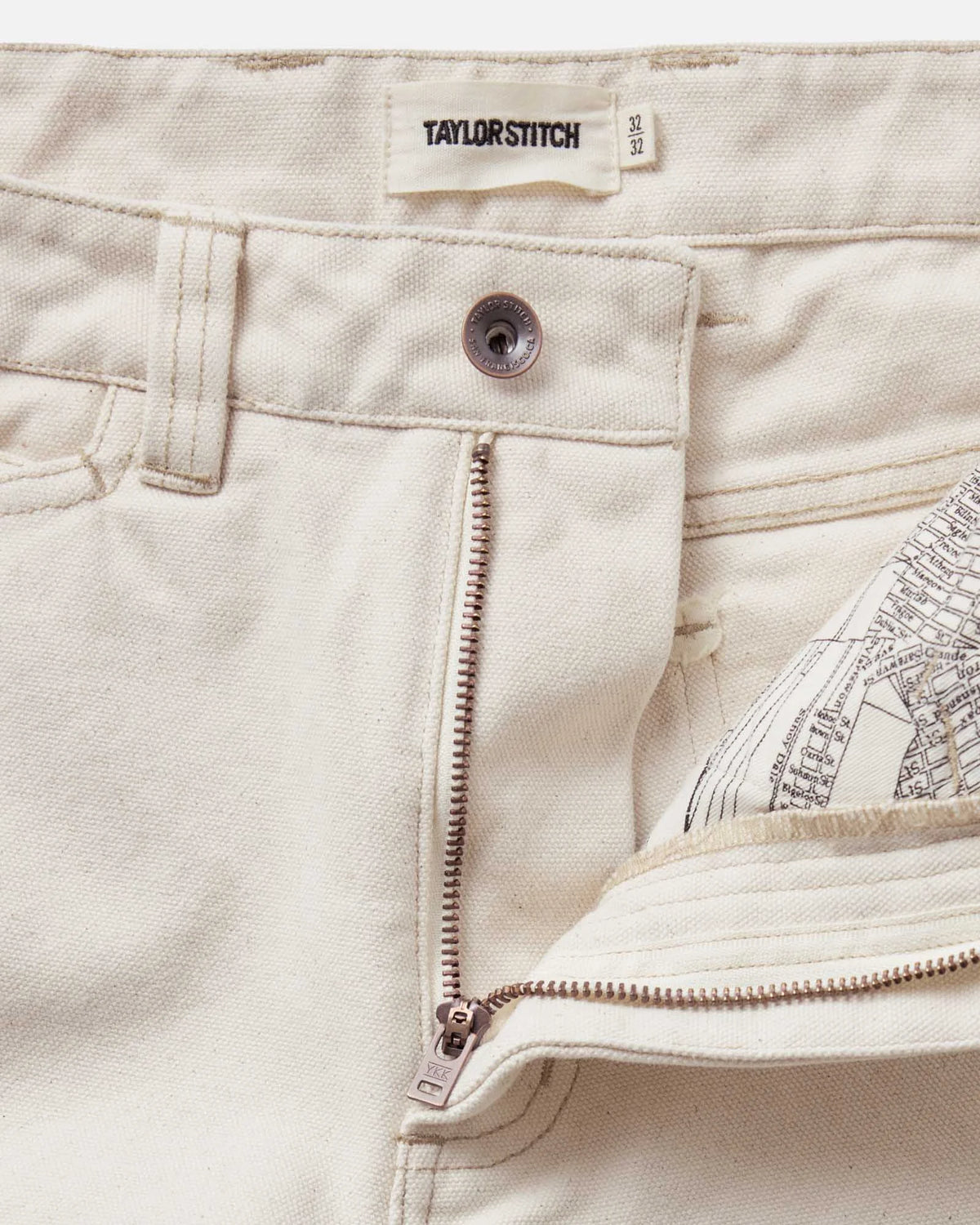 The Painter Pant in Seeded Natural Chipped Canvas