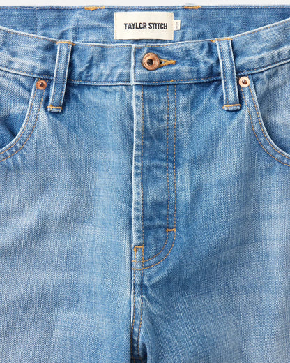 The Democratic Jean in Light Wash Organic Selvedge