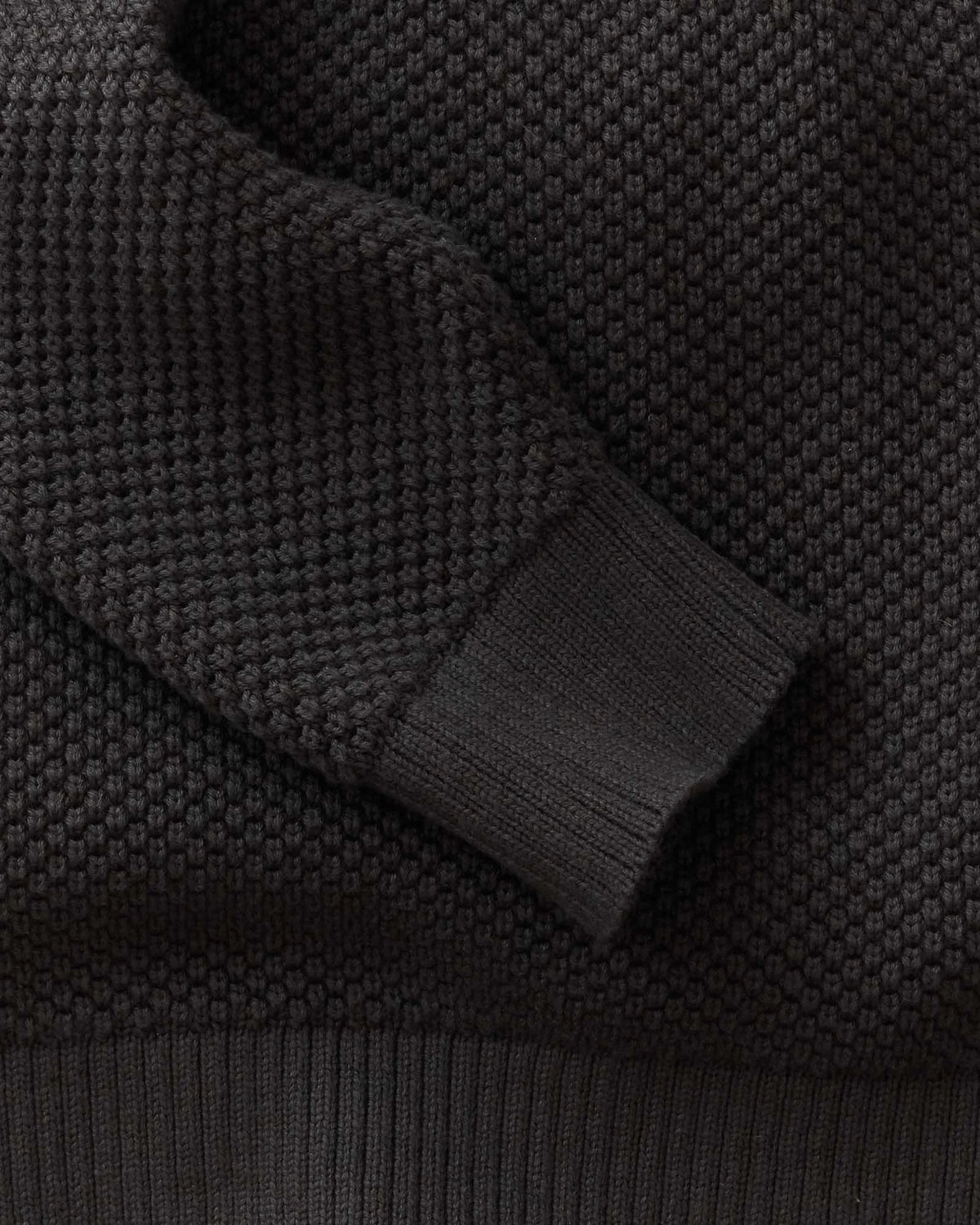 The Crawford Crew Sweater in Charcoal