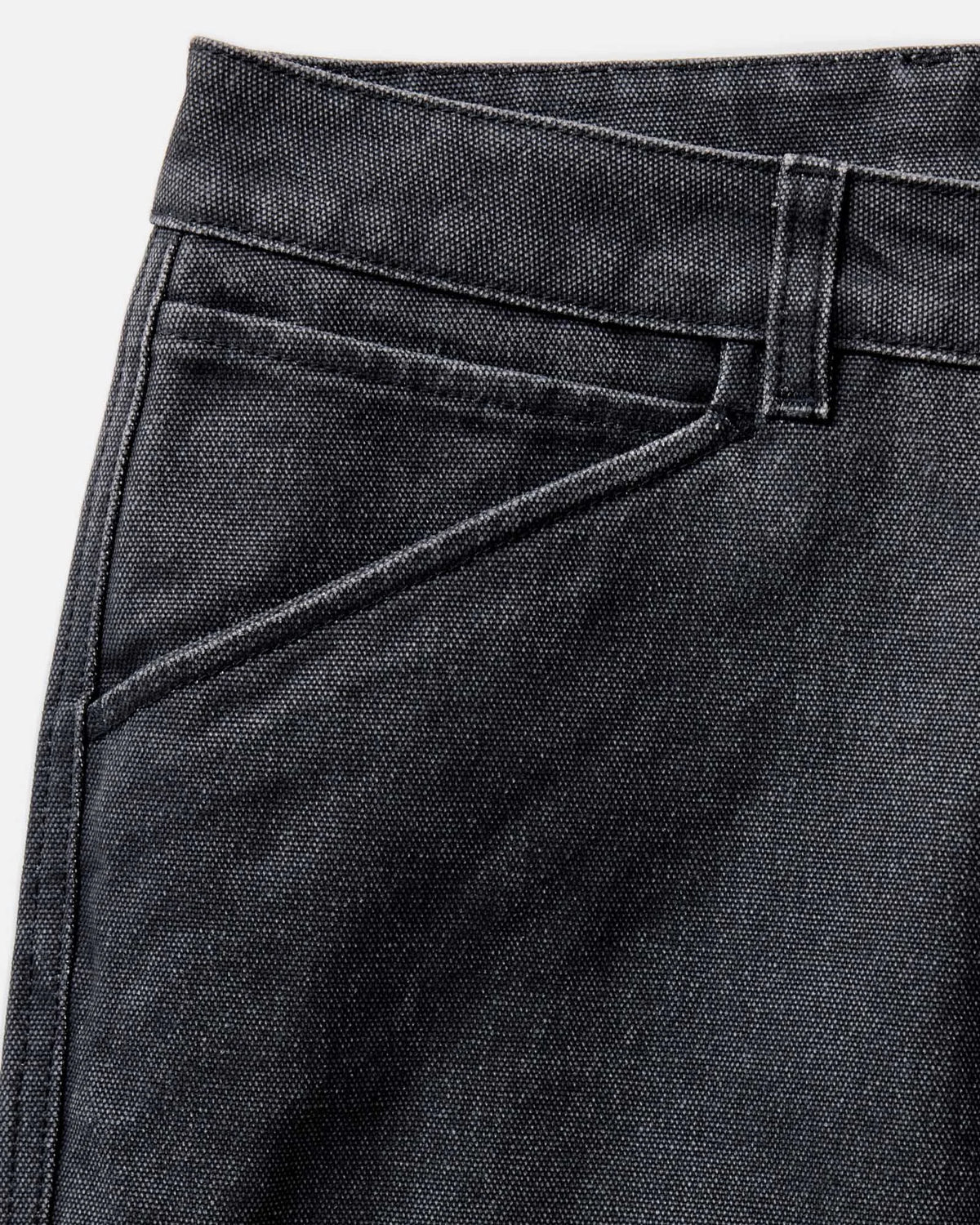 The Camp Pant in Coal Chipped Canvas