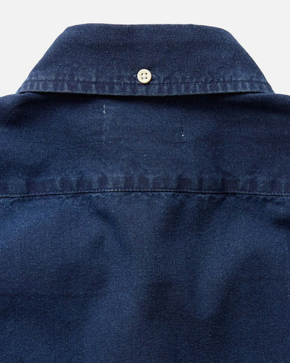 The Short Sleeve Jack in Rinsed Indigo Oxford