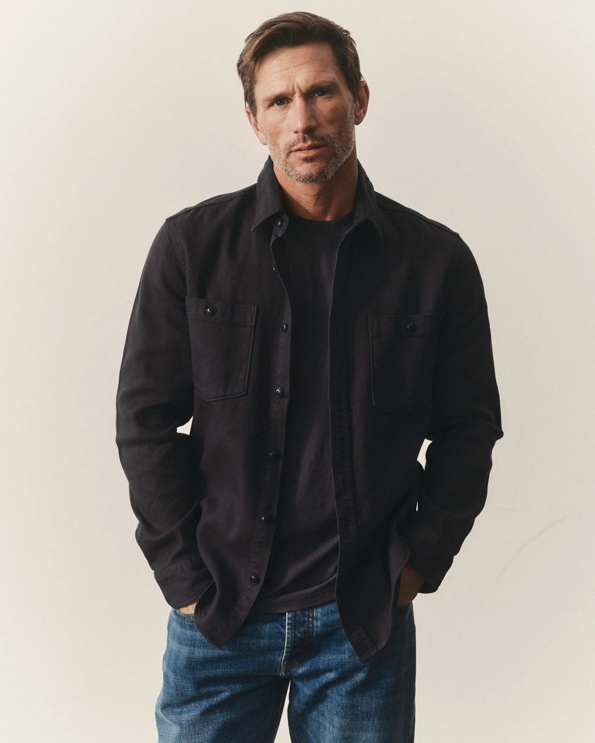 The Dispatch Shirt in Navy Broken Twill