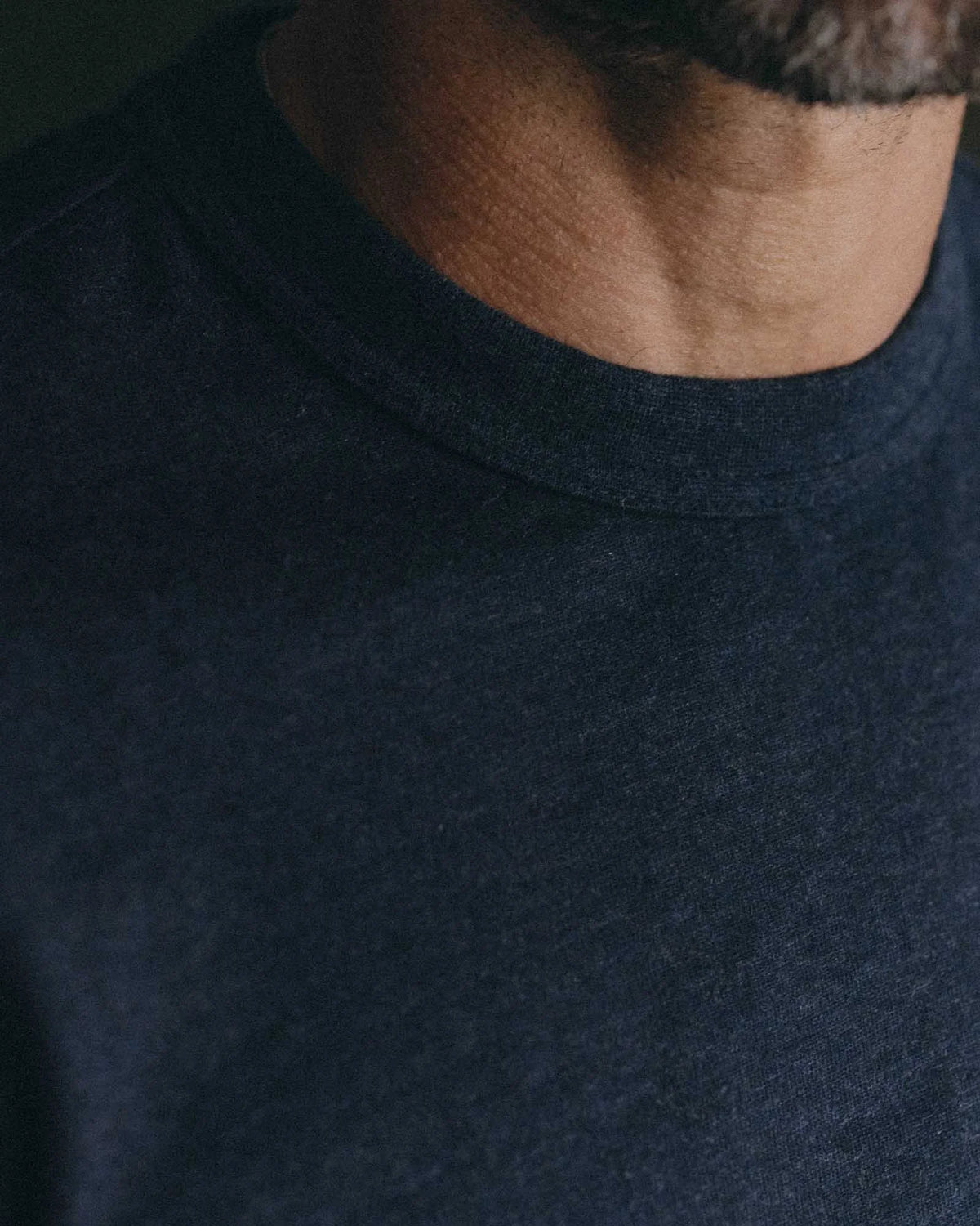 The Organic Cotton Shop Tee in Navy Twist