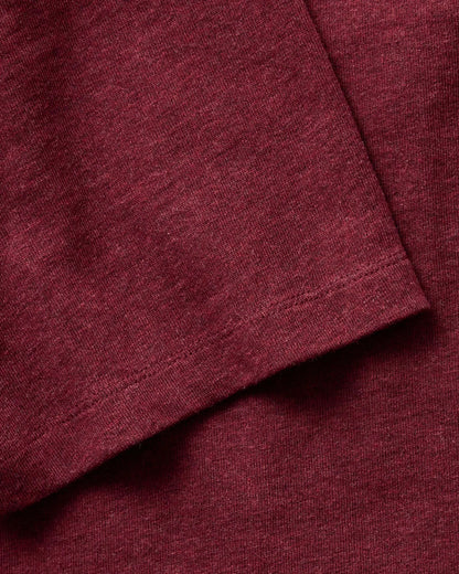 The Organic Cotton Shop Tee in Dried Cherry Twist