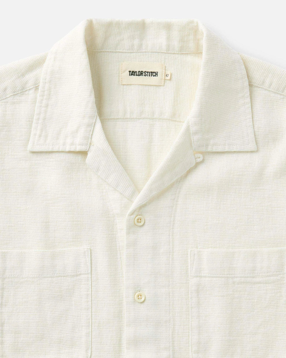 The Conrad Shirt in Vintage White Linen