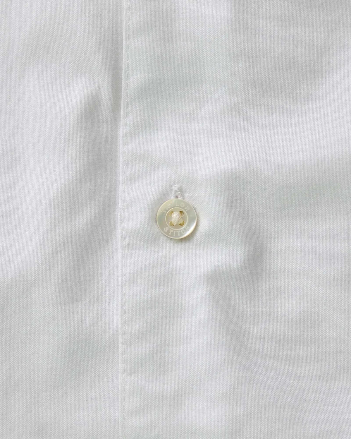The Hyde Shirt in White Pinpoint Oxford
