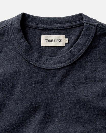 The Organic Cotton Shop Tee in Navy Twist