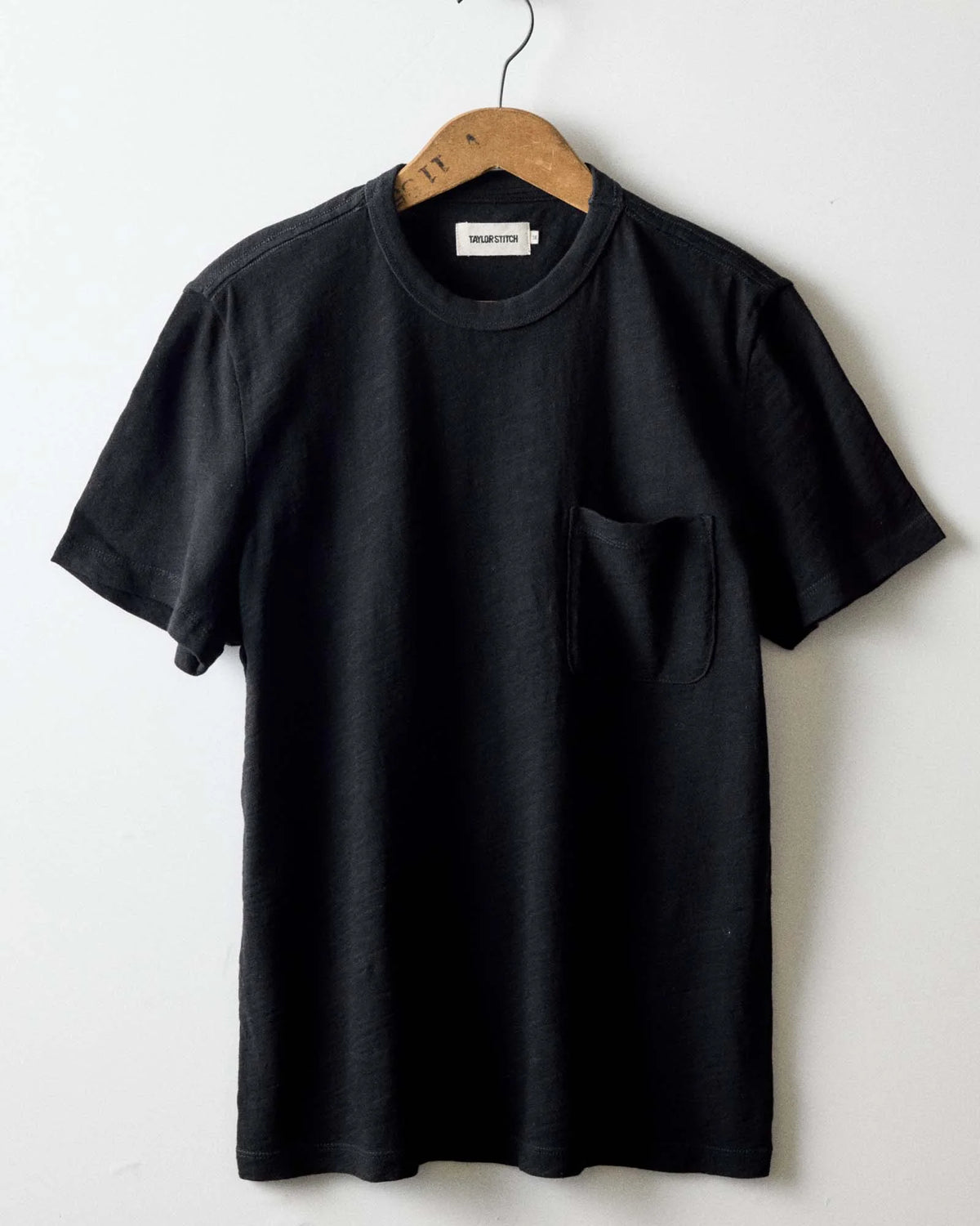 The Slub Tee in Black Indigo