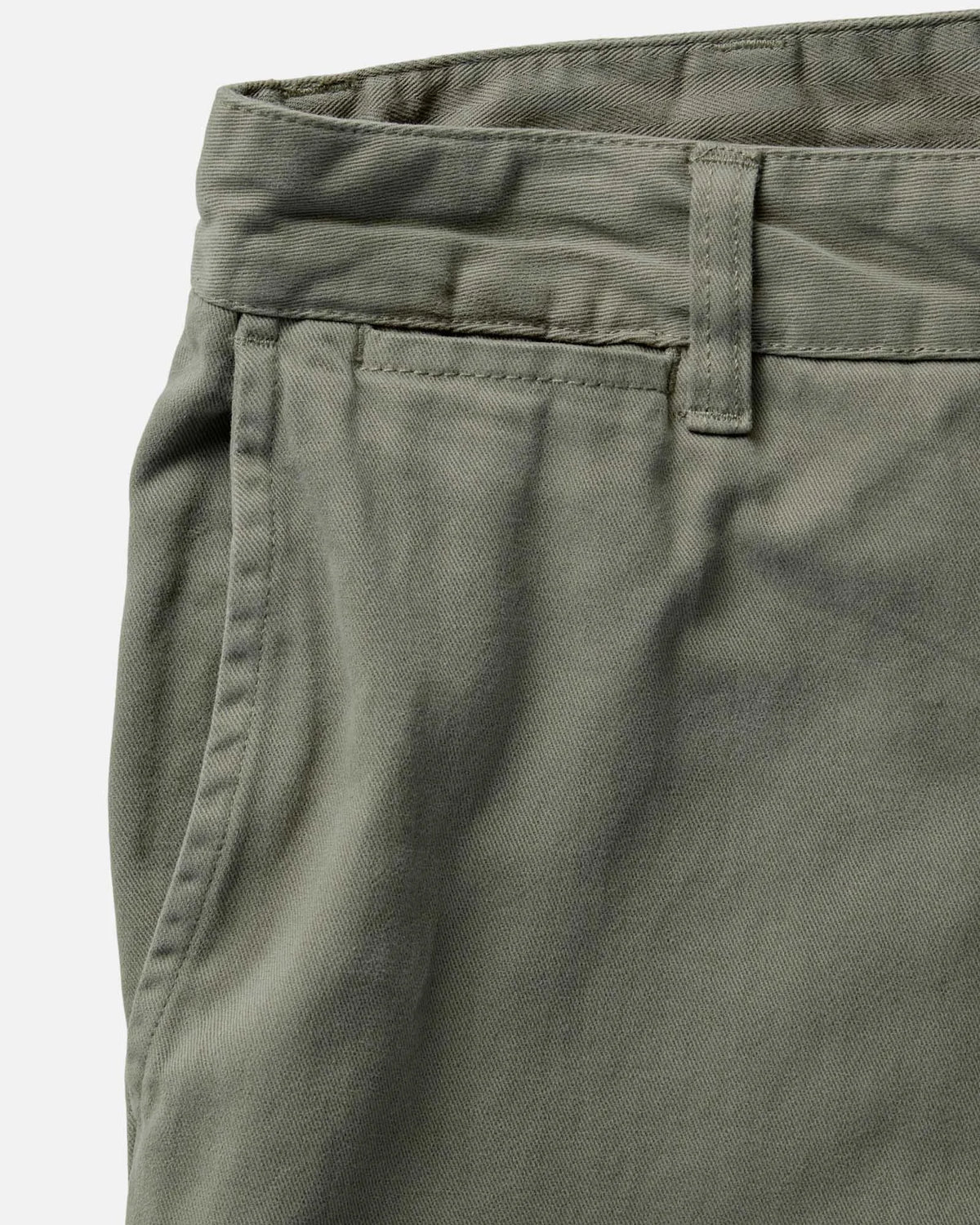 The Straight Foundation Pant in Organic Smoked Olive