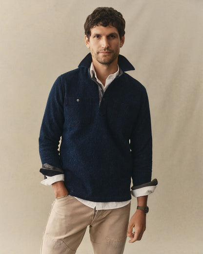 The Canal Popover in Rinsed Indigo