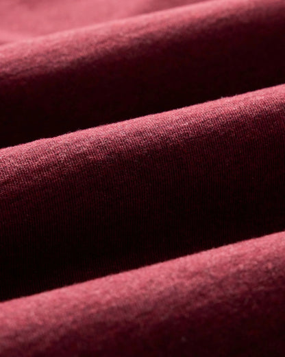 The Organic Cotton Shop Tee in Dried Cherry Twist