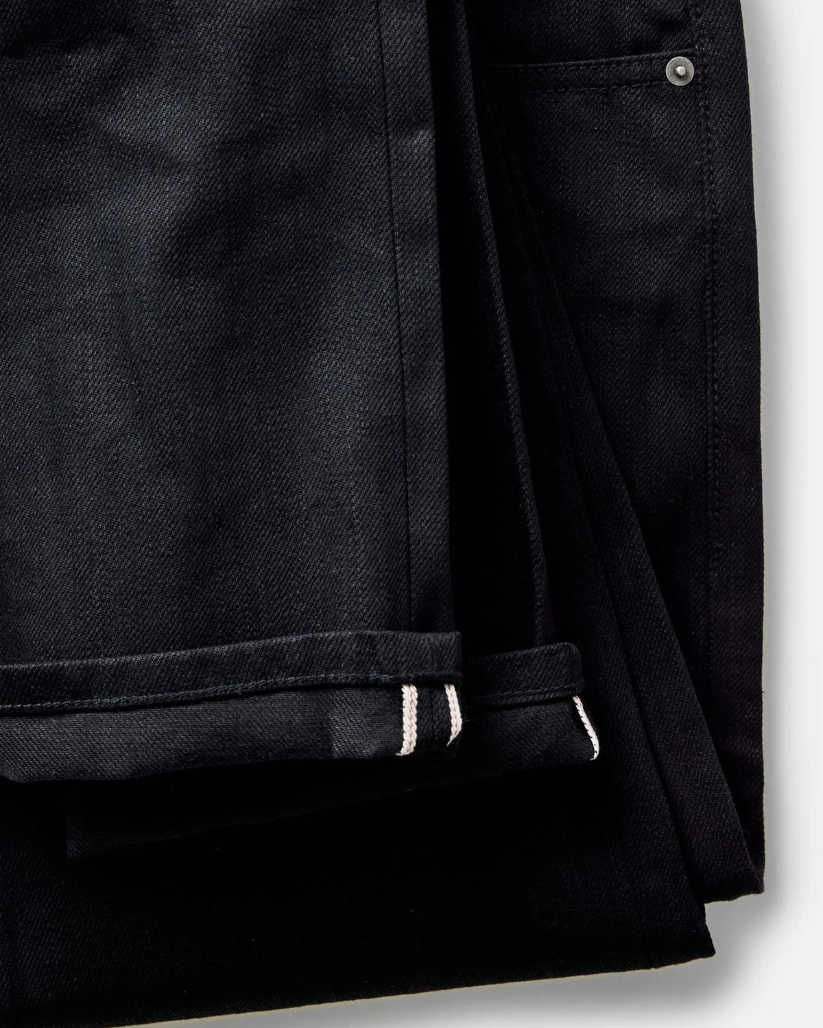 The Slim Jean in Rigid Black Organic Selvedge