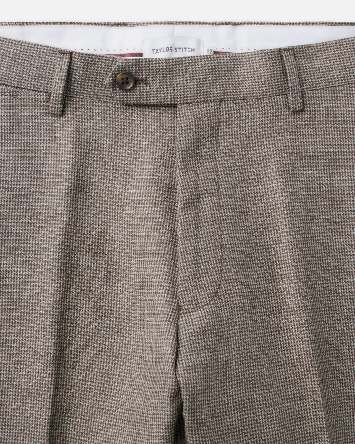 The Stevens Trouser in Morel Micro Check
