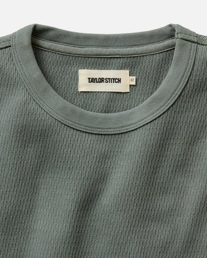 The Organic Cotton Crew in Deep Sea Waffle