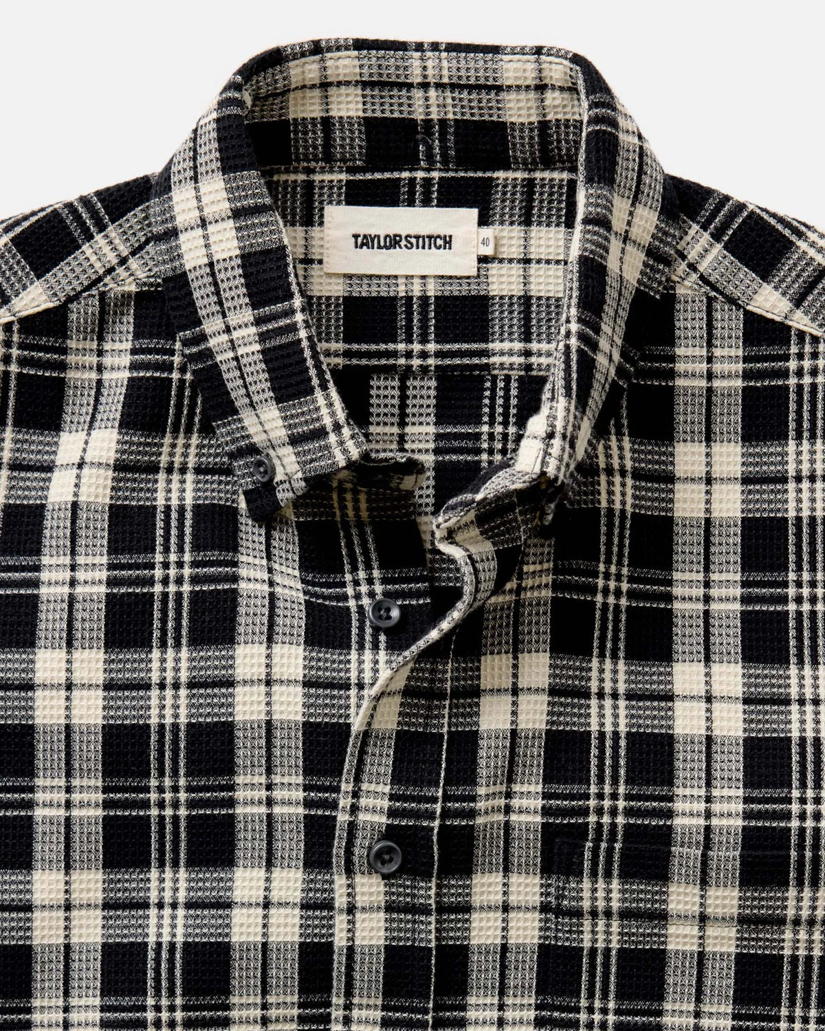 The Jack in Coal Plaid Waffle