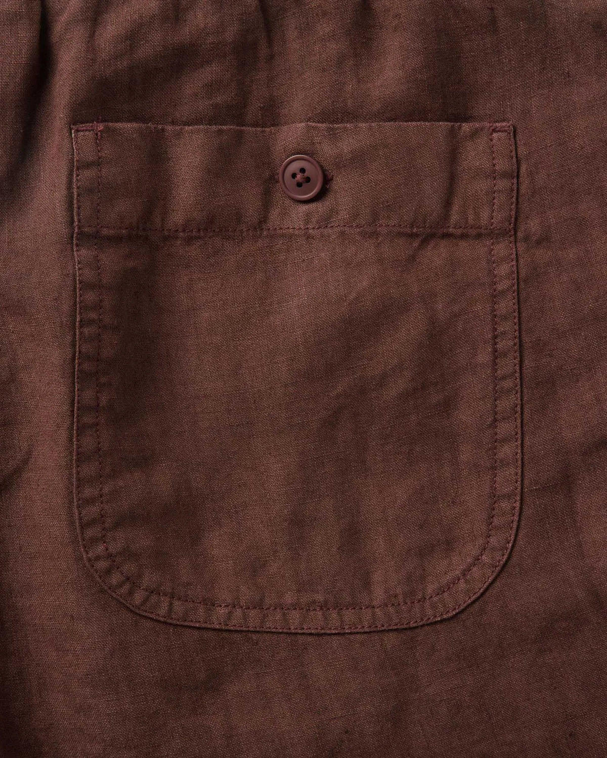 The Apres Short in Burgundy Hemp