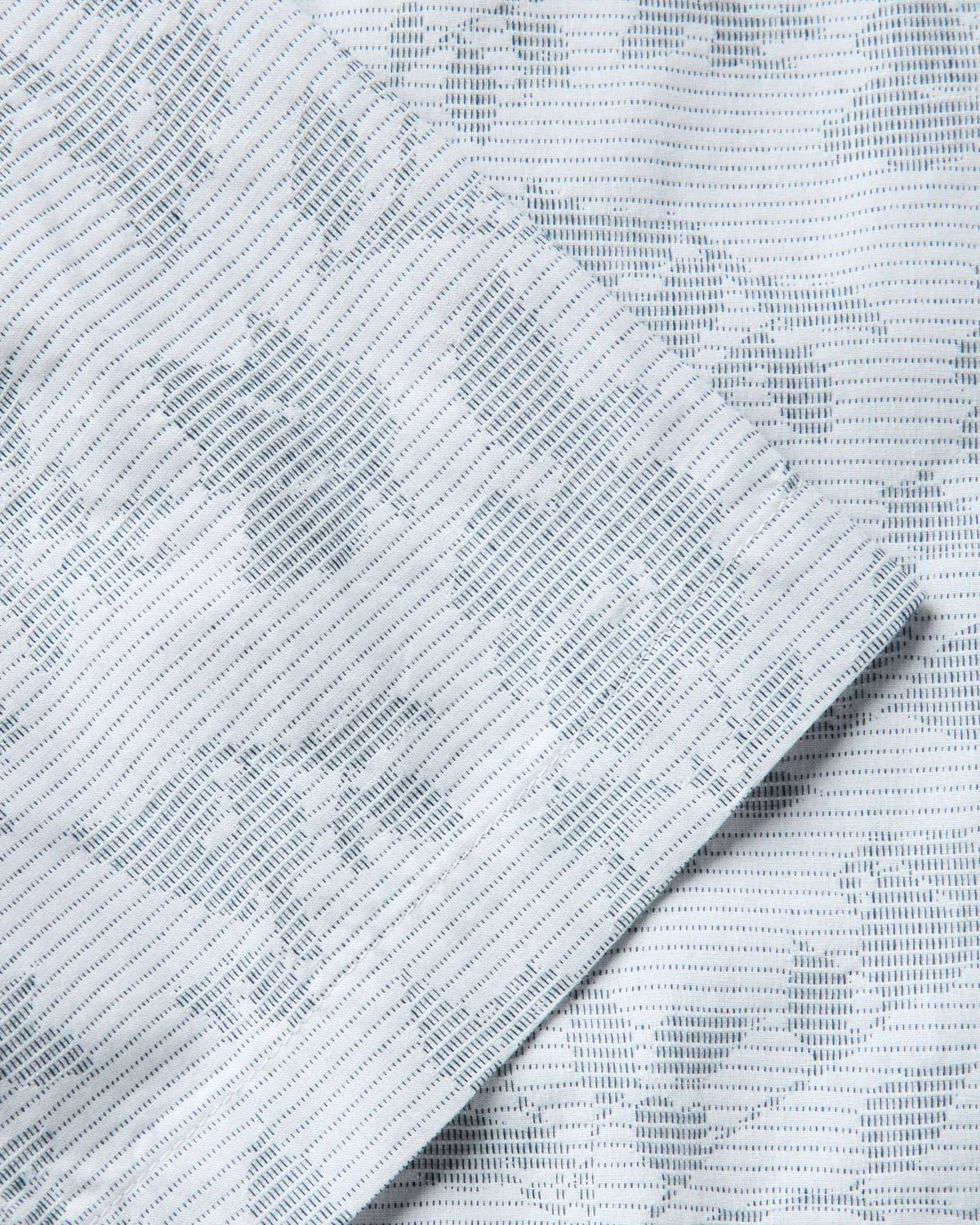 The Hawthorne Shirt in Sky Blue Floral Jacquard
