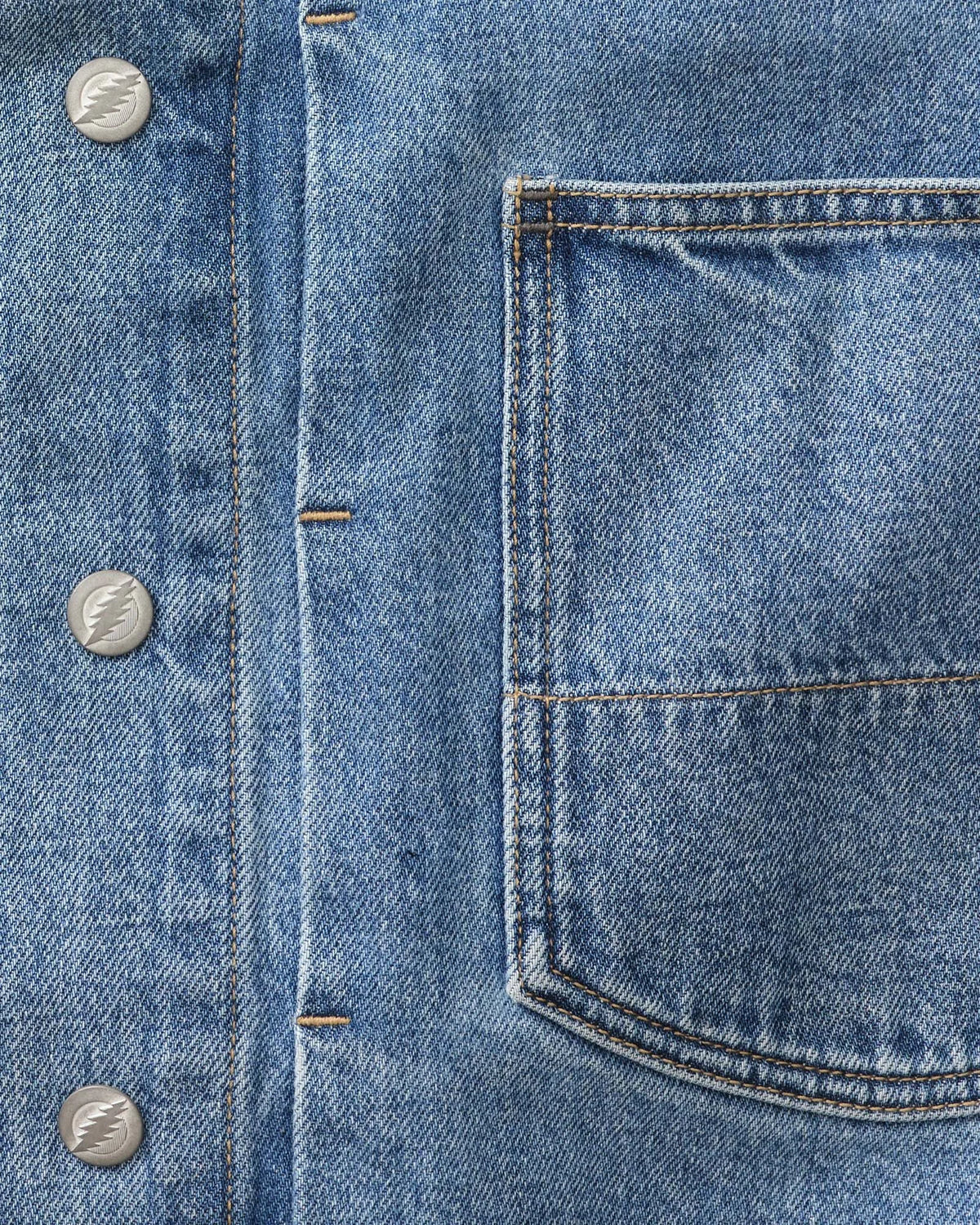The Haight Jacket in Light Wash Hemp Denim