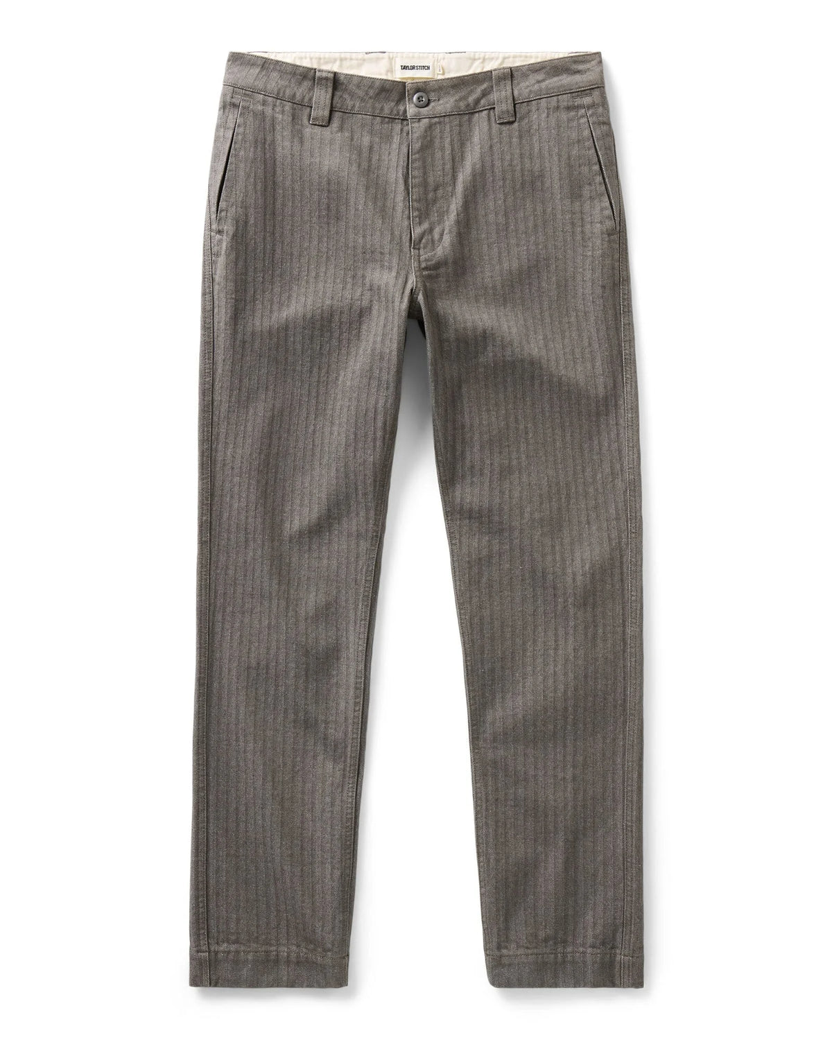 The Emlen Pant in Smoked Olive Herringbone