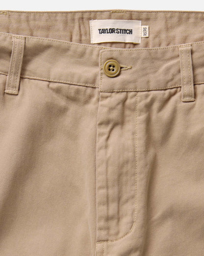 The Straight Foundation Pant in Organic Khaki