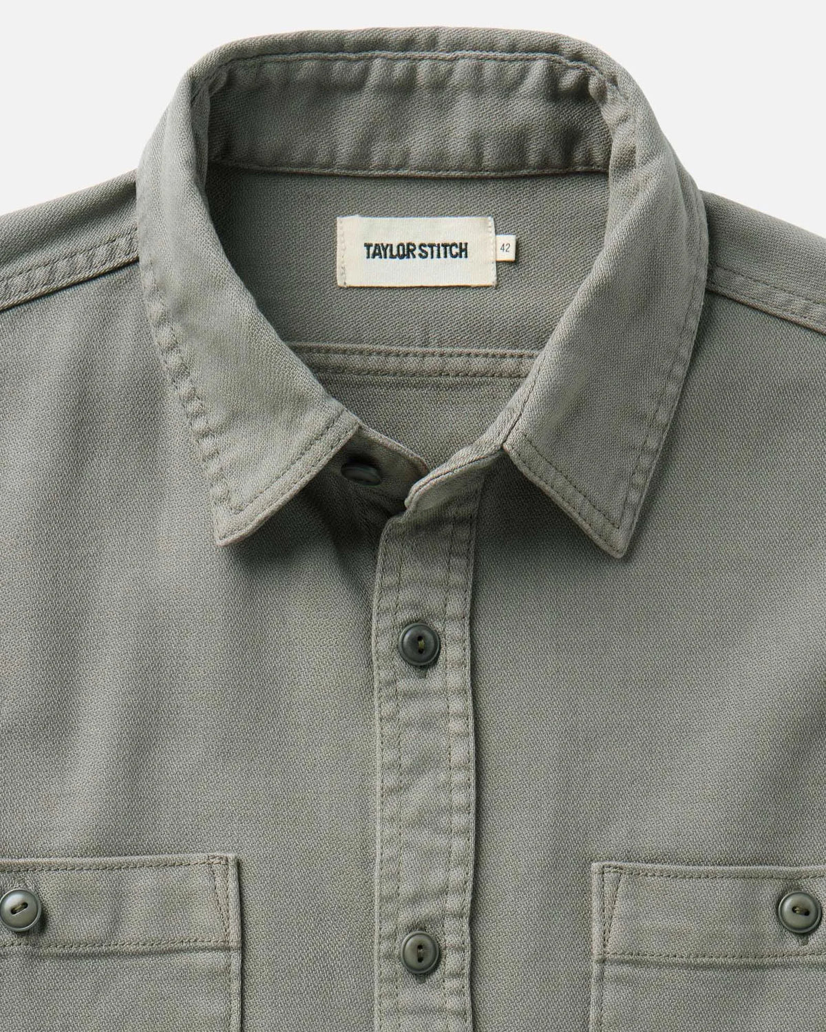 The Dispatch Shirt in Smoked Olive Broken Twill
