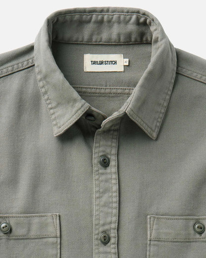 The Dispatch Shirt in Smoked Olive Broken Twill