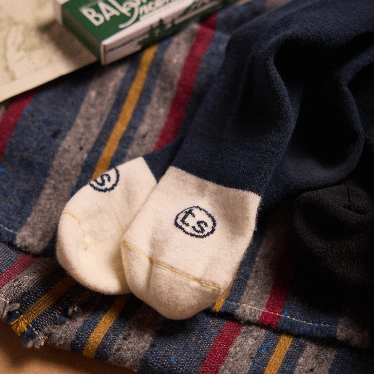 The Merino Sock in Navy
