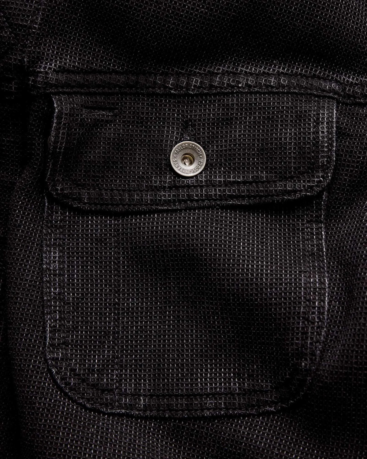 The Long Haul Jacket in Black Indigo Waffle
