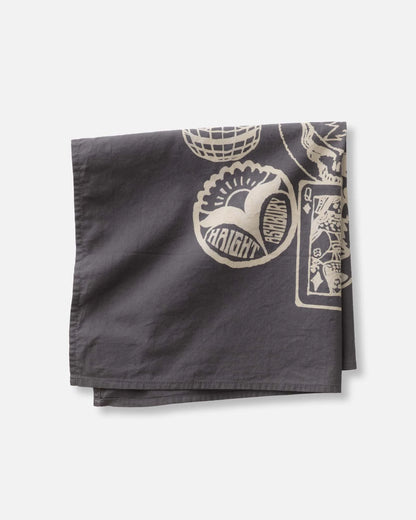 The Bandana in Faded Black Stamp