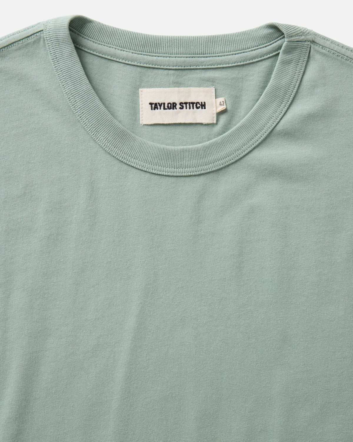 The Regenerative Cotton Tee in Faded Pine