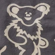 The Bandana in Faded Black Stamp