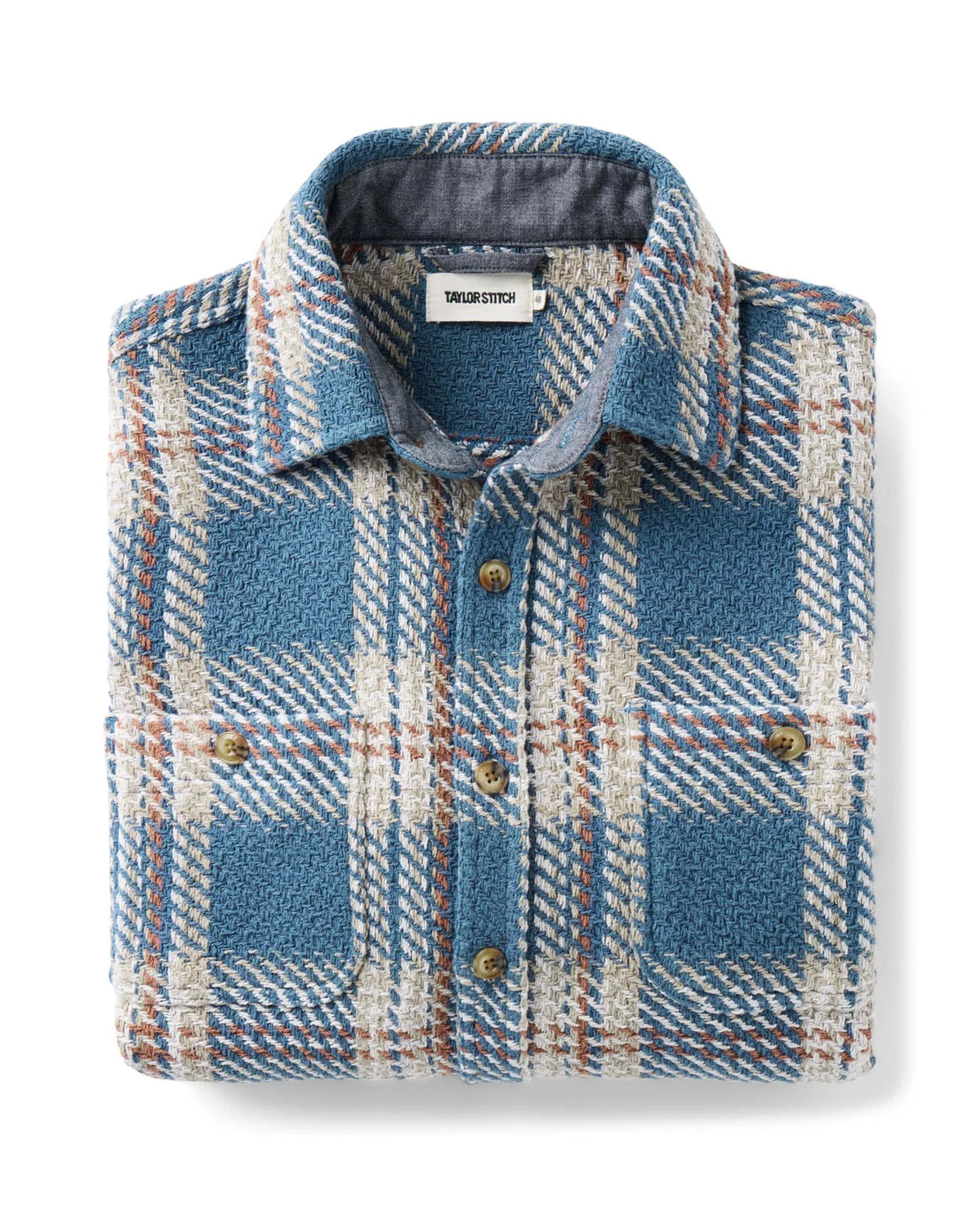 The Cutter Overshirt in Ocean Plaid