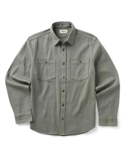The Dispatch Shirt in Smoked Olive Broken Twill