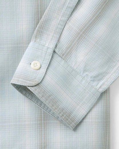 The Shore Shirt in Fog Check Lyocell