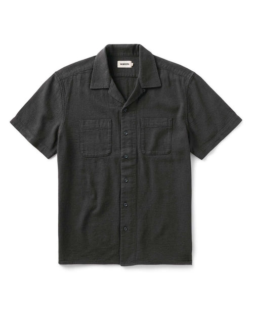 The Conrad Shirt in Faded Black Linen