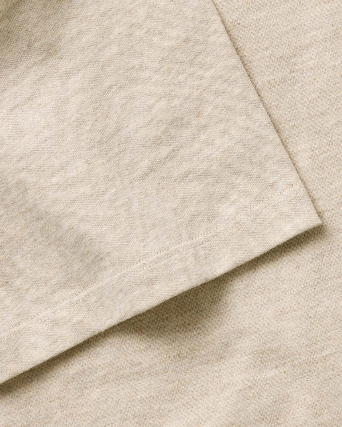 The Organic Cotton Tee in Heather Oat