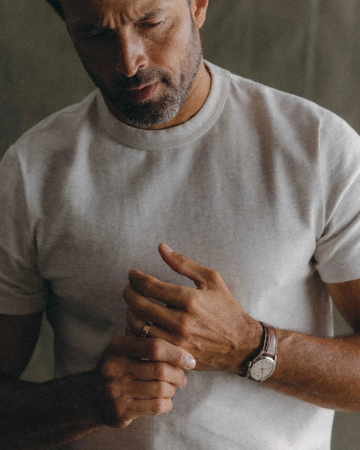 The Organic Cotton Shop Tee in Oat Twist