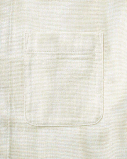 The Conrad Shirt in Vintage White Linen