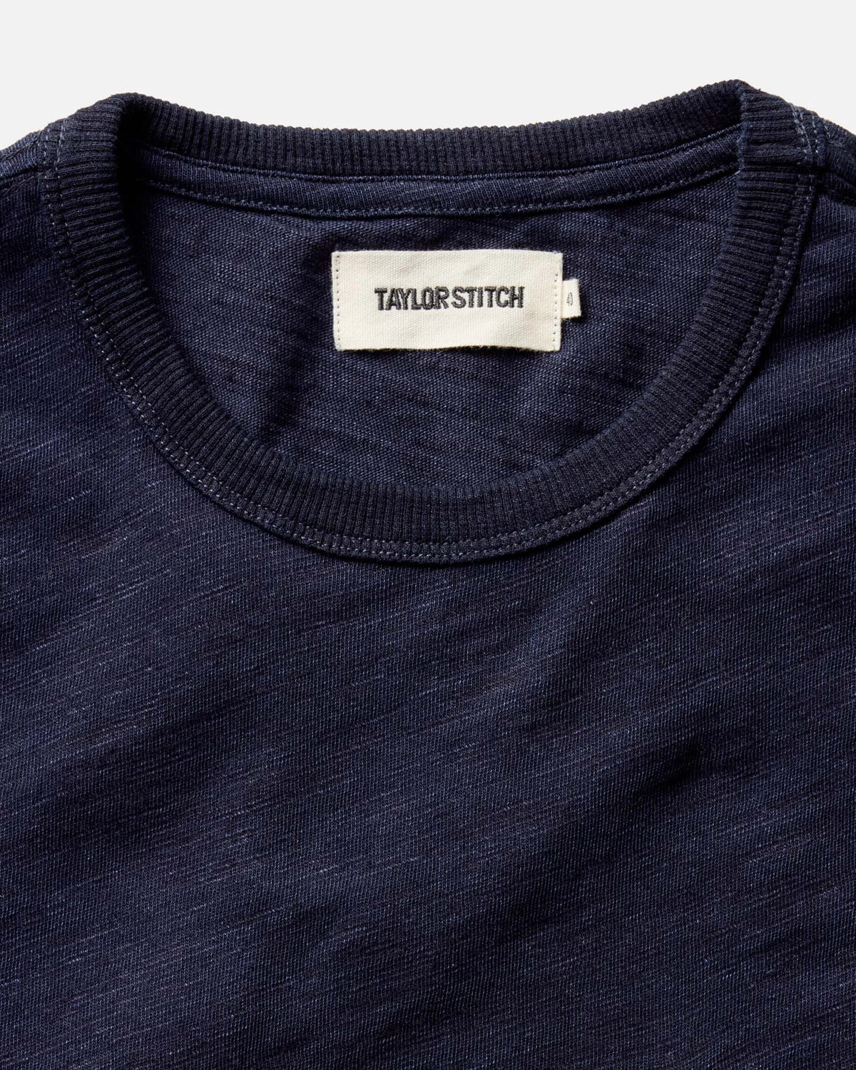The Slub Tee in Rinsed Indigo