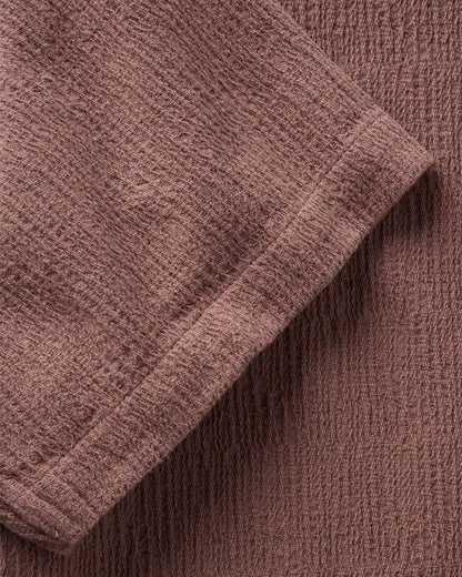 The Short Sleeve California in Redwood Hacci
