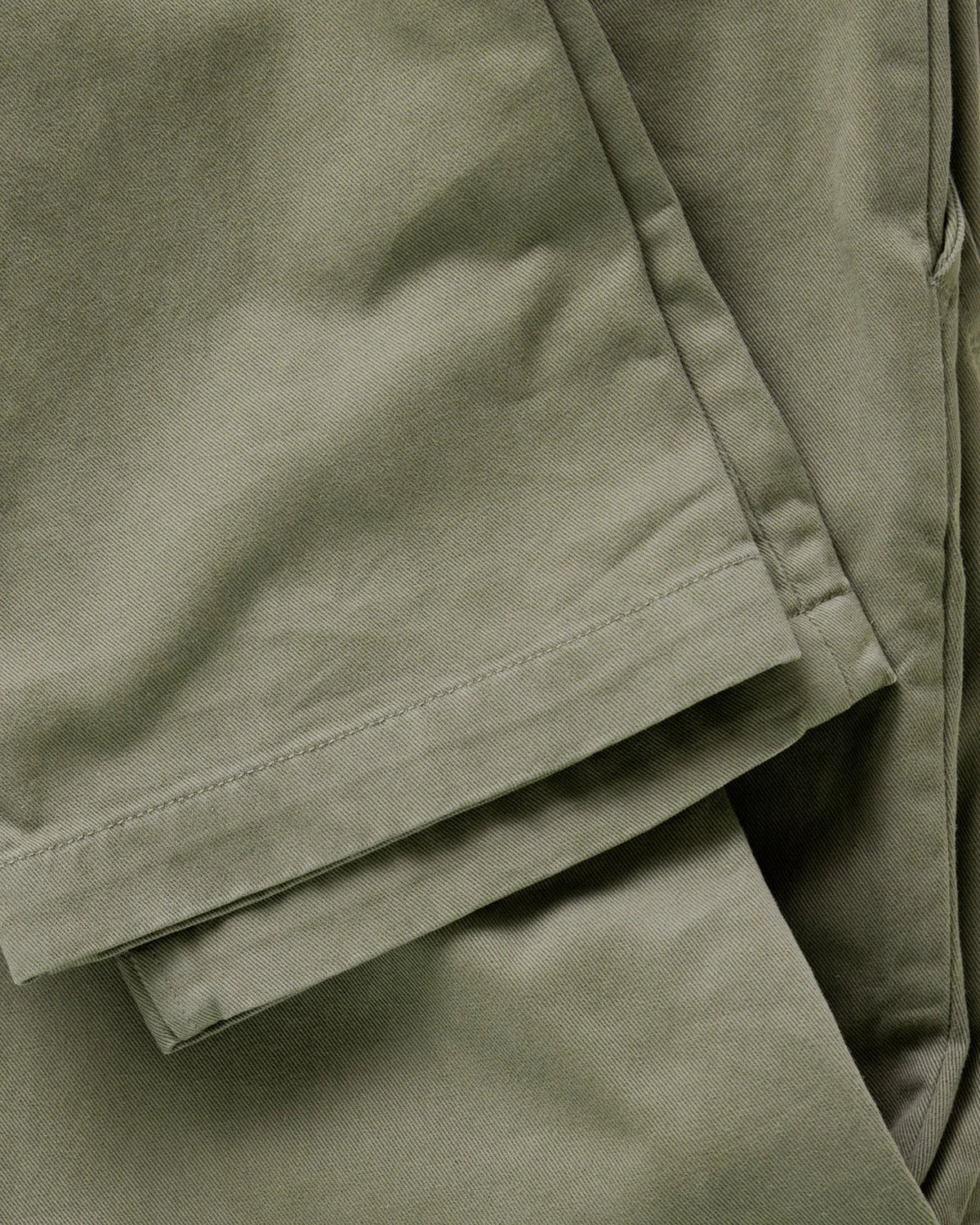 The Slim Foundation Pant in Organic Smoked Olive