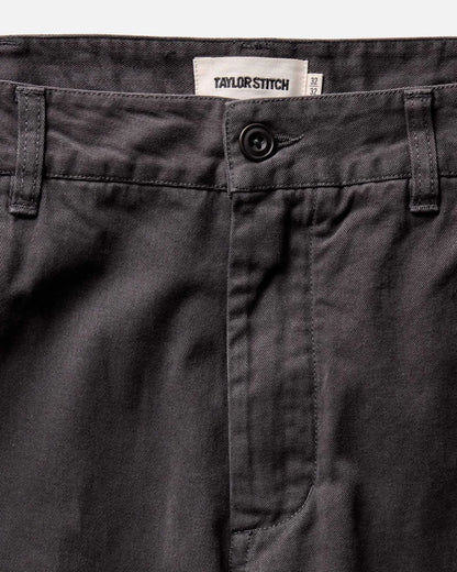 The Straight Foundation Pant in Organic Faded Black