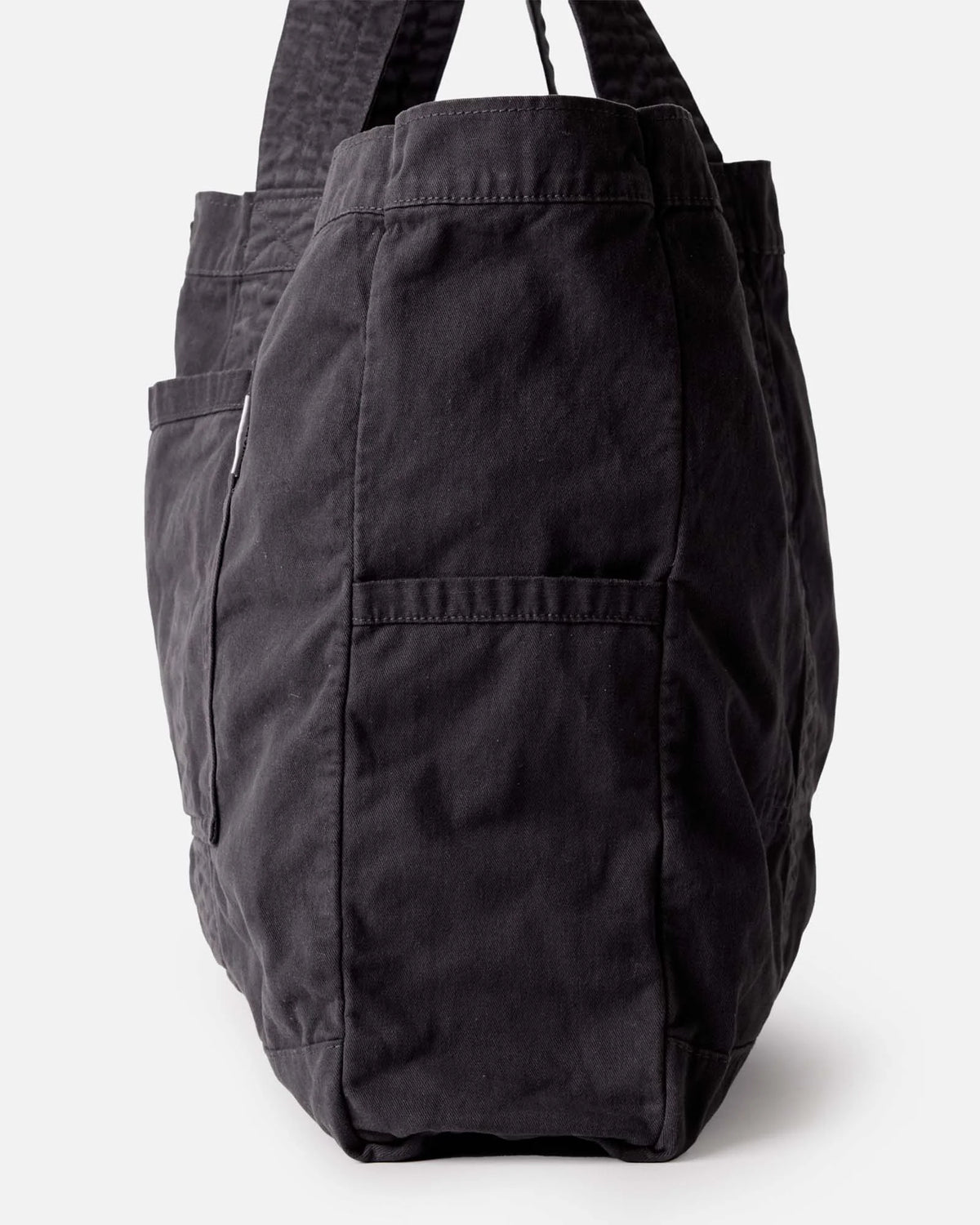 The Foundation Tote in Organic Faded Black