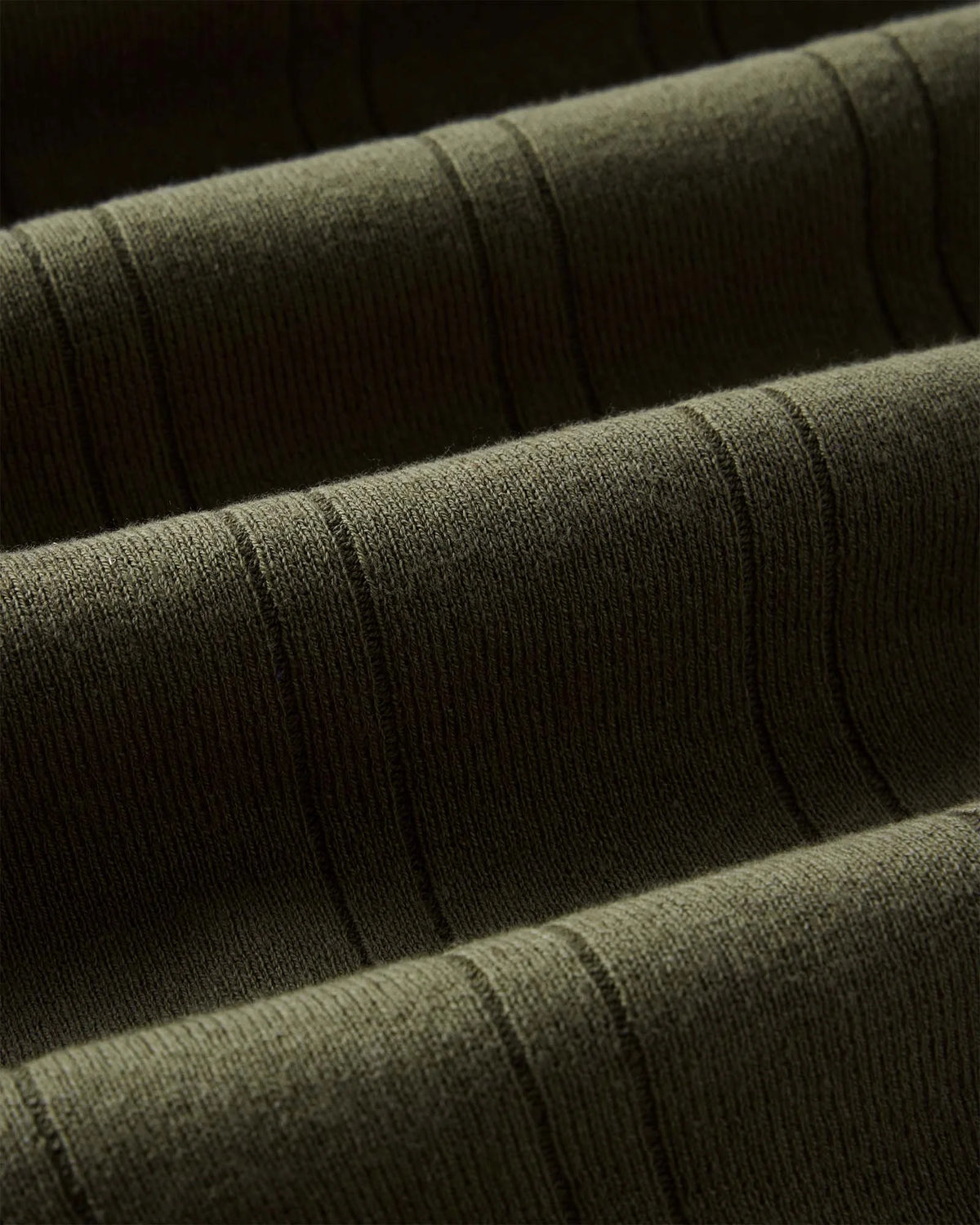 The Valencia Sweater Polo in Heather Cilantro Rib