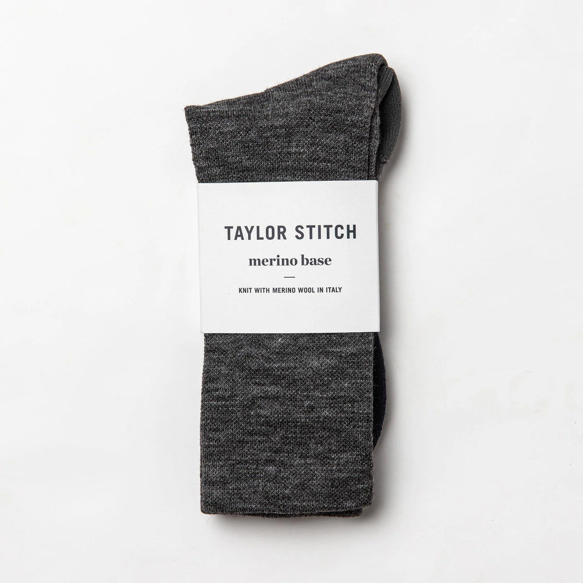 The Merino Sock in Charcoal