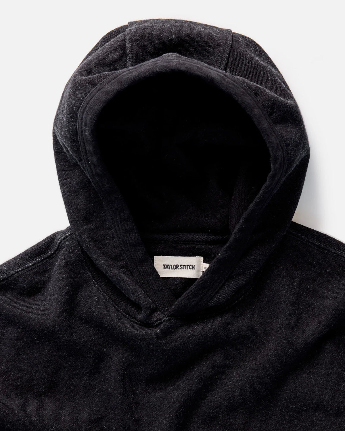 The Sunset Hoodie in Black Indigo Terry