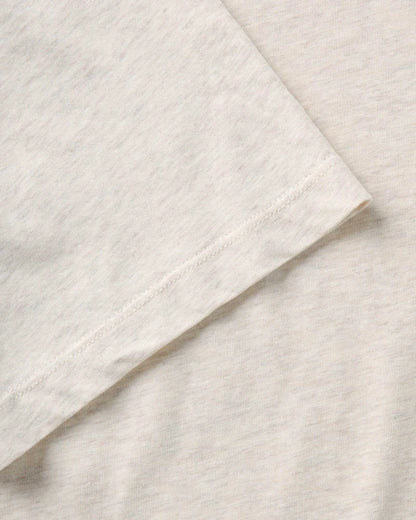 The Cotton Hemp Tee in Heather Oat