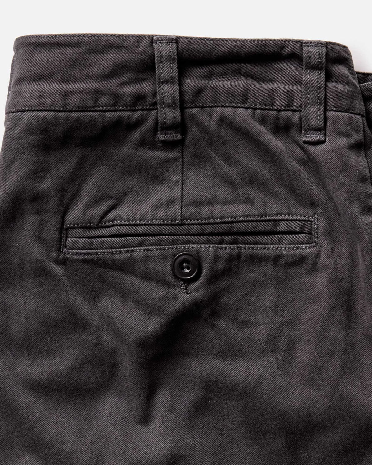 The Straight Foundation Pant in Organic Faded Black
